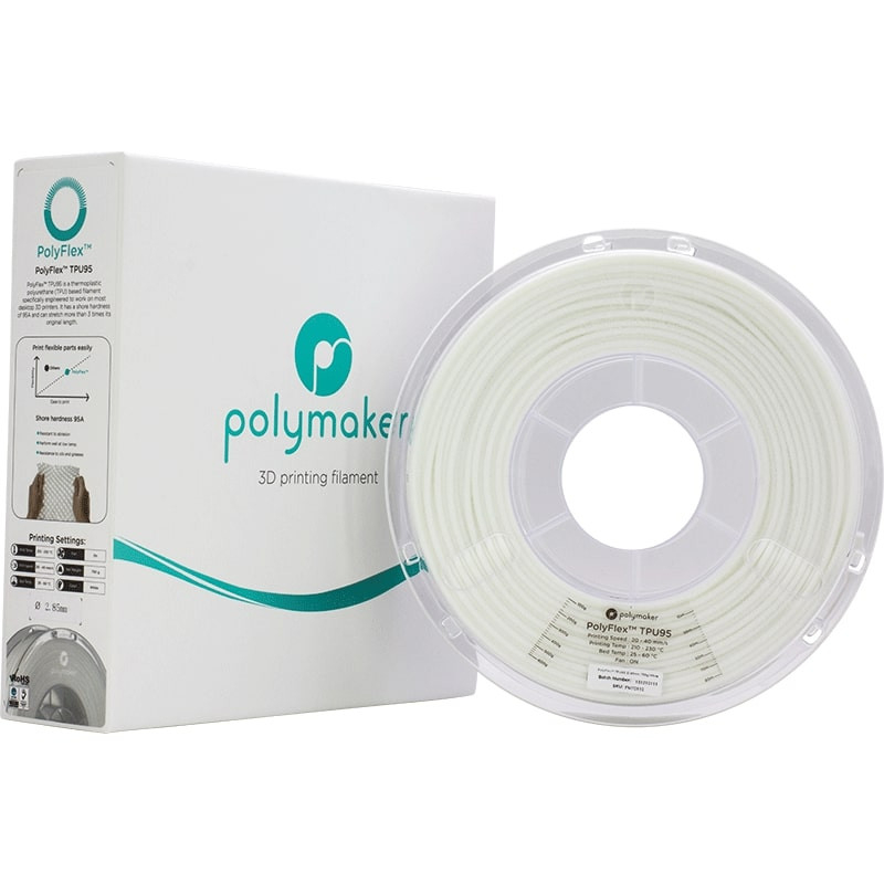 PolyFlex TPU95 Blanc - 2.85mm - 750 g (5)