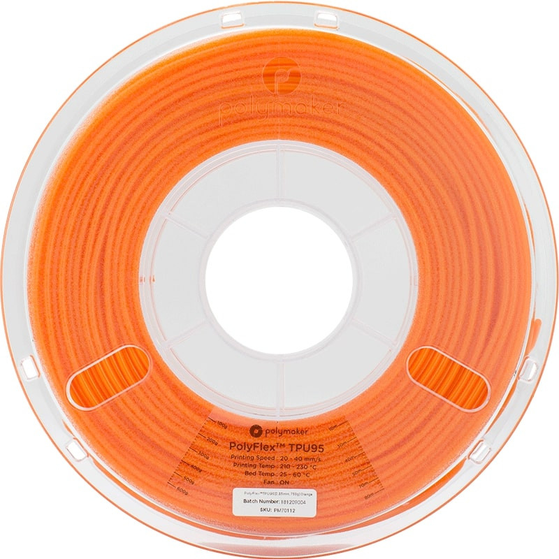 PolyFlex TPU95 Orange - 2.85mm - 750 g (2)