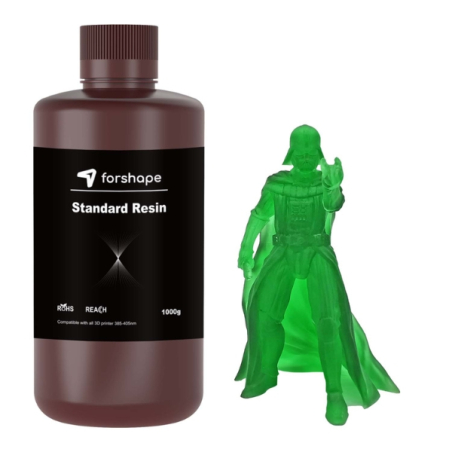 Forshape Premium Green Translucent Resin - 1Kg