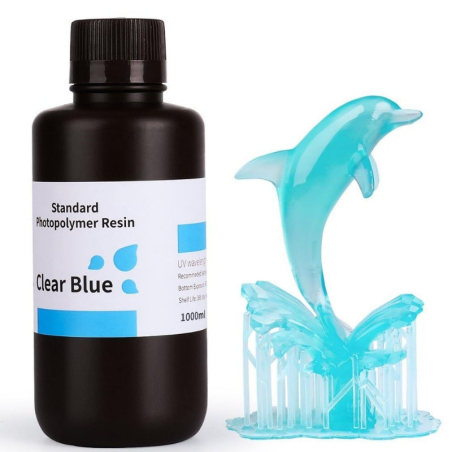 Standard resin Translucent Blue Elegoo - 1000 ml