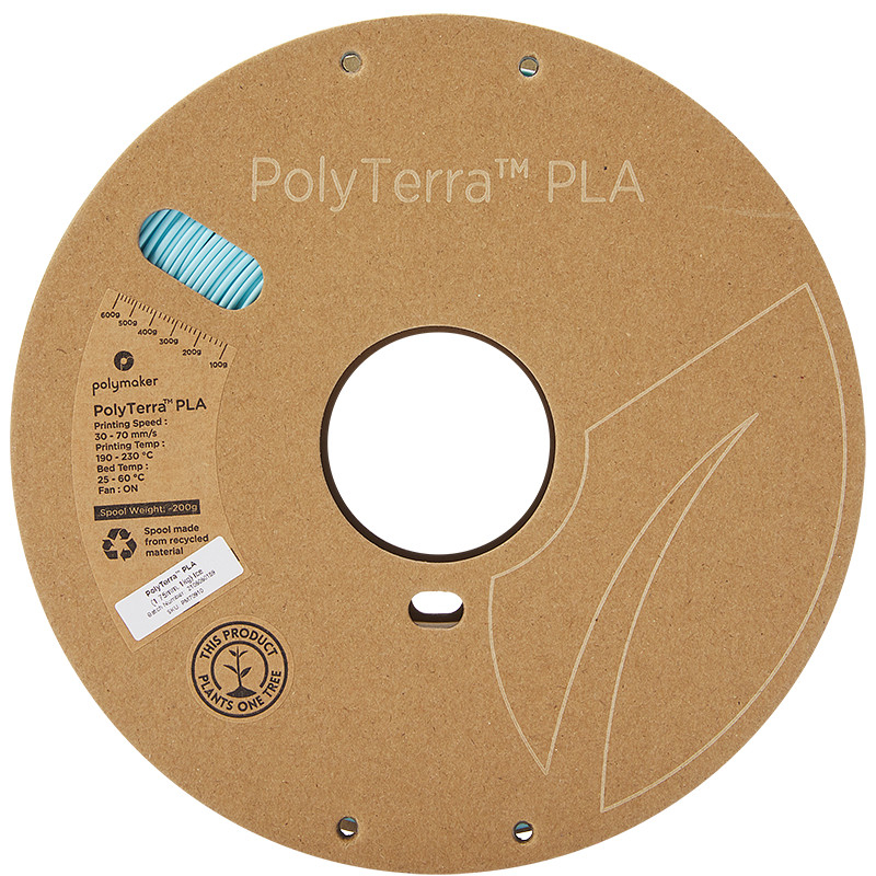 PolyTerra PLA Glace (Ice) - 1.75mm - 1 kg