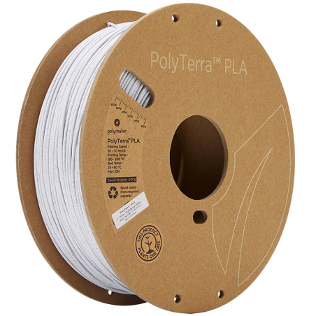 PolyTerra PLA Marble White - 1.75mm - 1 kg