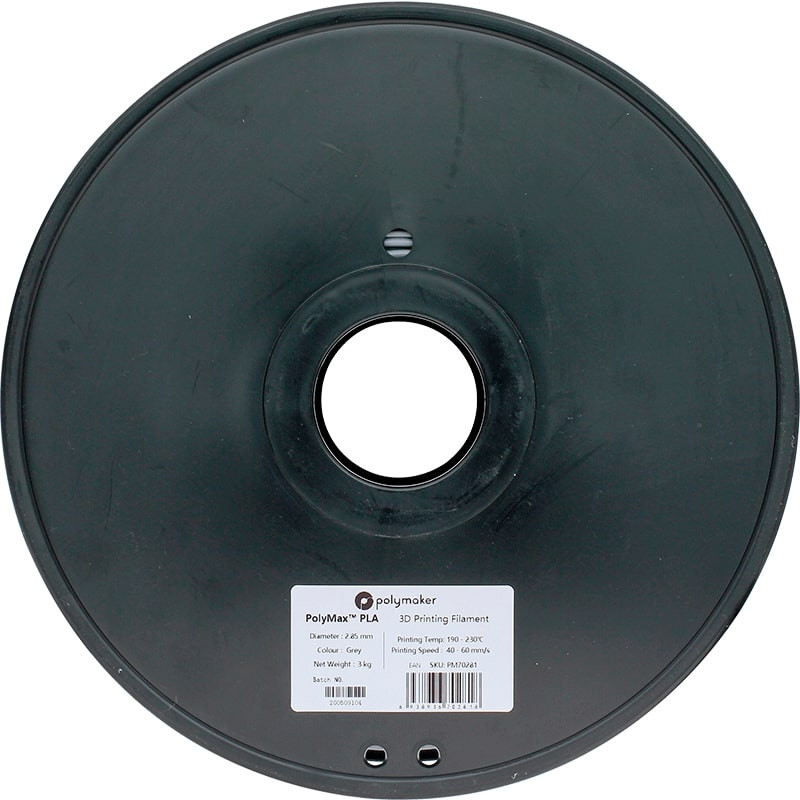 PolyMax Tough PLA Gris - 2.85mm - 3 kg - face