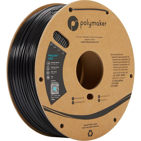 PolyLite ASA Black - 1.75mm - 1 kg