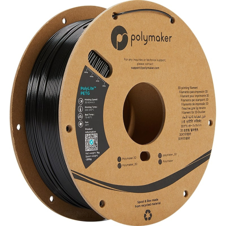 PolyLite PETG Black - 2.85mm - 1 kg