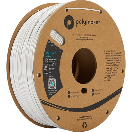 PolyLite ASA White - 2.85mm - 1 kg