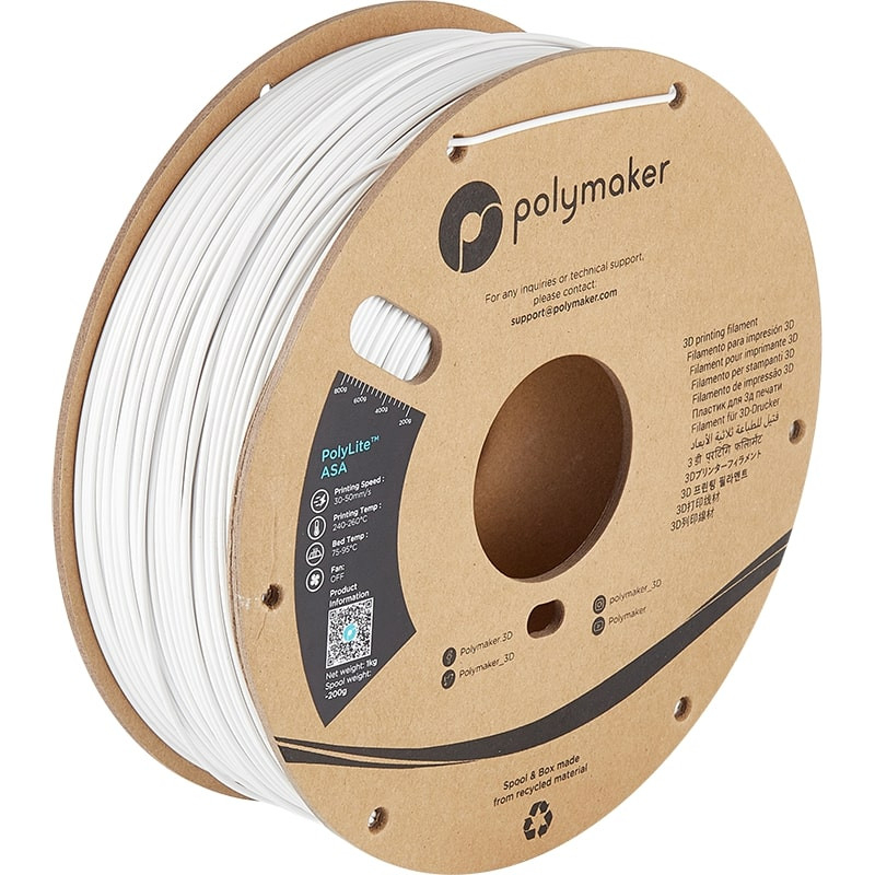 Filament PolyLite ASA Blanc - 2.85mm - 1 kg