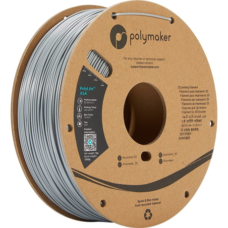 PolyLite ASA Grey - 1.75mm - 1 kg