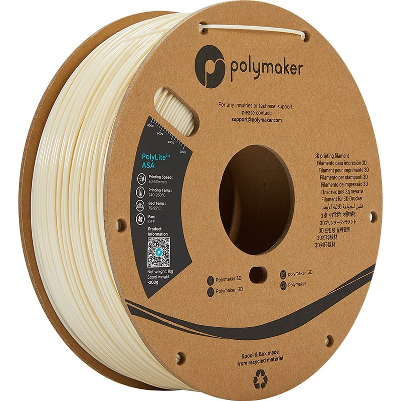 PolyLite ASA Naturel - 2.85mm - 1 kg