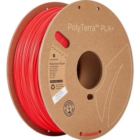 PolyTerra PLA+ Red - 1.75mm - 1 kg