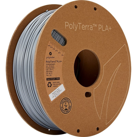 PolyTerra PLA+ Grey - 1.75mm - 1 kg