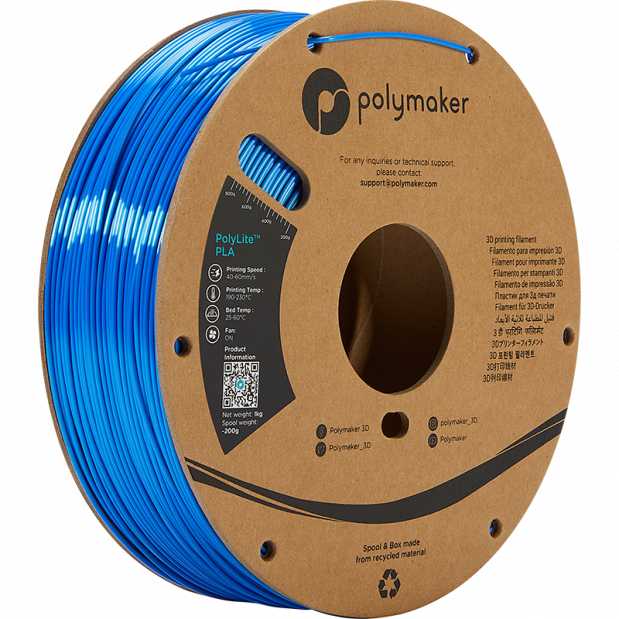 Polylite Silk PLA Blue - 1.75mm - 1 kg