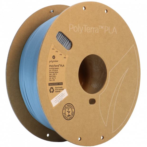 PolyTerra PLA Muted Blue - 1.75mm - 1 kg