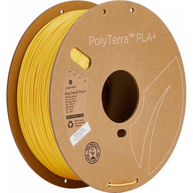 PolyTerra PLA+ Yellow - 1.75mm - 1 kg