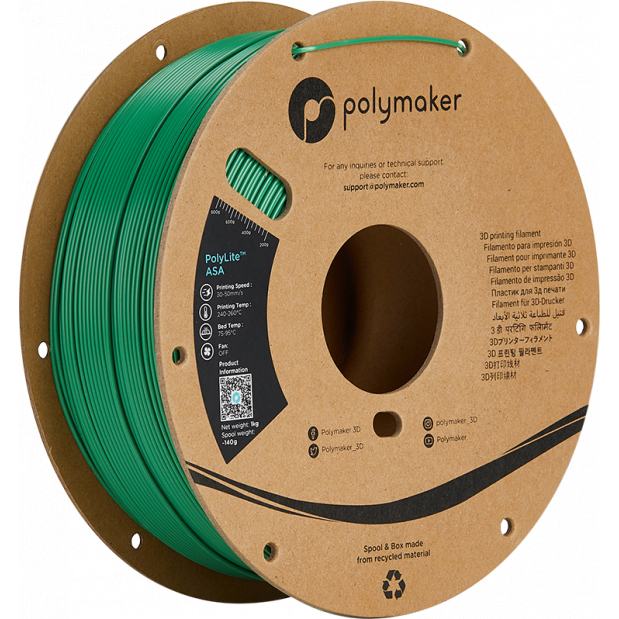 PolyLite ASA Green - 1.75mm - 1 kg