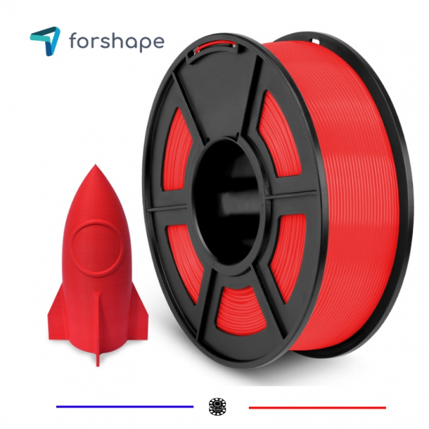 ecoPLA Red Forshape - 1.75mm - 1 kg