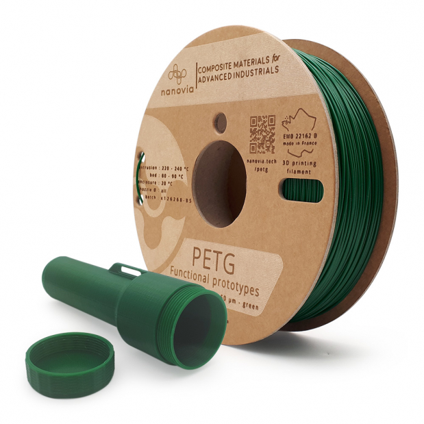 Nanovia PETG Green - 1.75 mm - 750g