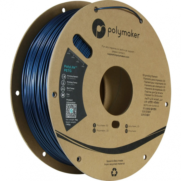 PolyLite PETG Dark blue - 1.75mm - 1 kg