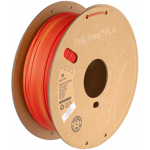 PolyTerra PLA Dual Red Yellow (Sunrise) - 1.75mm - 1 kg