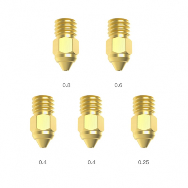 Brass nozzles Creality MK-ST (5 pcs.)