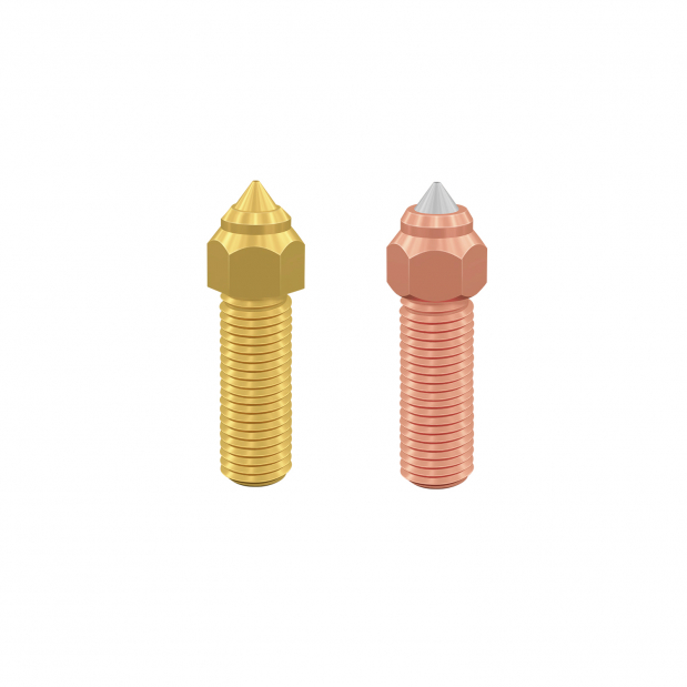 Set of nozzles (brass and reinforced) for Creality K1 & K1 Max