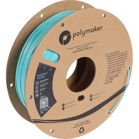 Polyflex TPU-90A Polymaker Teal (Duck Blue-Green) - 1.75mm - 750 g