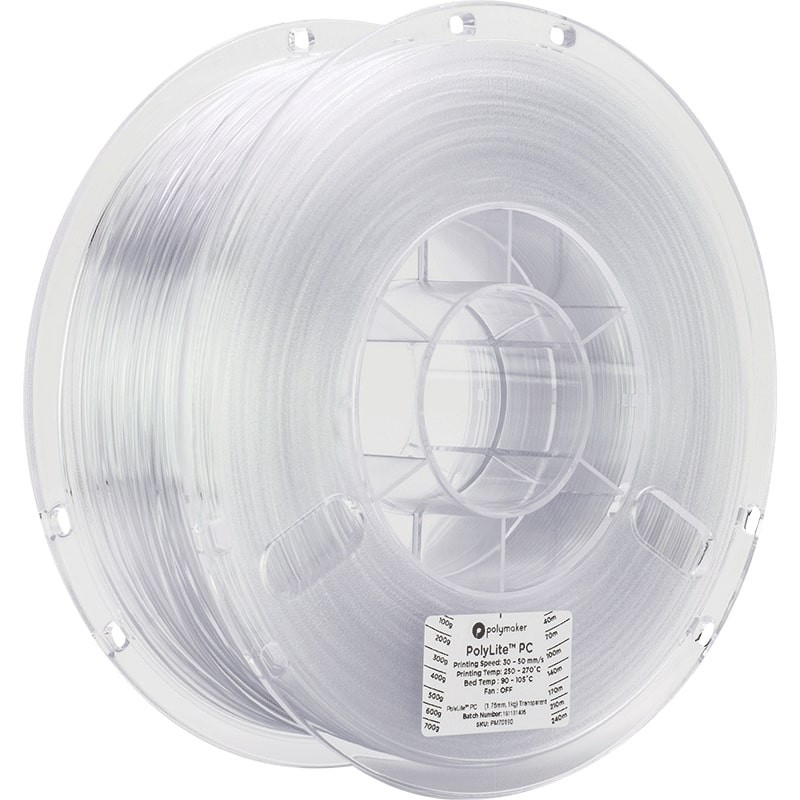 PolyLite PC Transparent - 1.75mm - 1 kg