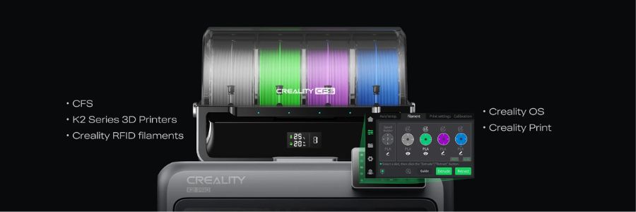 Multicolor printing with the Creality K2 Pro Combo